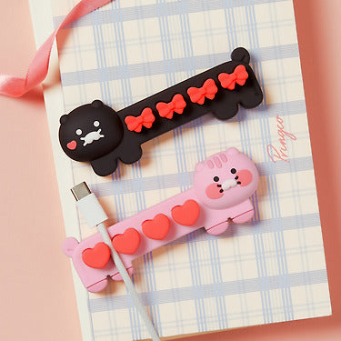 Black Cable 2PSet Chunsik - Korean kawaii Kakao Friends | Koolseoul
