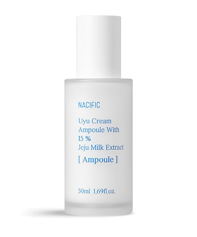 NACIFIC Uyu Cream Ampoule 50ml with Jeju milk extract for skincare