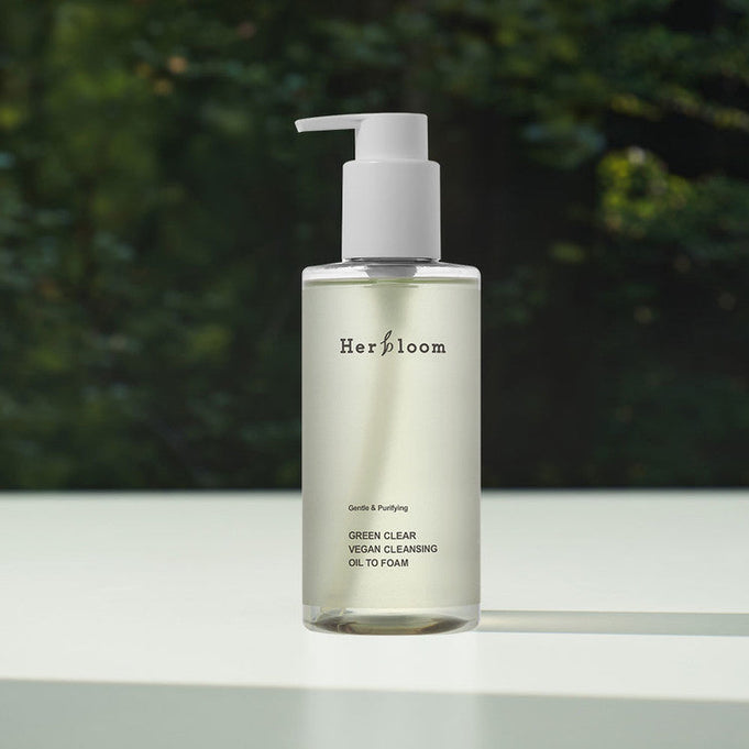 HERBLOOM Green Clear Vegan Cleansing Oil to Foam 200ml | Kool Seoul