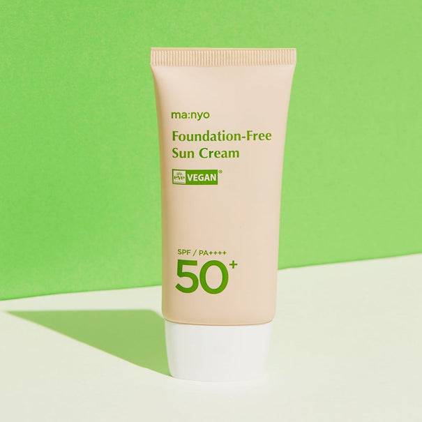 MA:NYO Vegan Foundation-Free Sun Cream SPF 50+ 50ml available on Koolseoul.com, your Korean Eshop from Seoul !