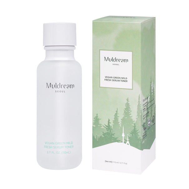 MULDREAM Vegan Green Mild Fresh Serum Skin 110ml available on Koolseoul.com, your Korean Eshop from Seoul !