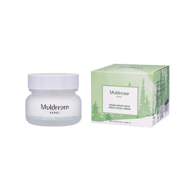 MULDREAM Vegan Green Mild Fresh Cream 60ml available on Koolseoul.com, your Korean Eshop from Seoul !