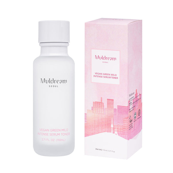 MULDREAM Vegan Green Mild Intense Serum Skin 110ml available on Koolseoul.com, your Korean Eshop from Seoul !