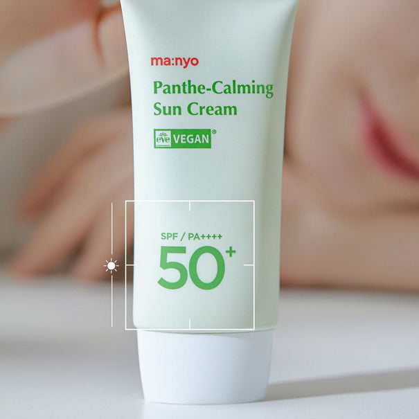 MA:NYO Vegan Panthe-Calming Sun Cream SPF 50+ 50ml available on Koolseoul.com, your Korean Eshop from Seoul !