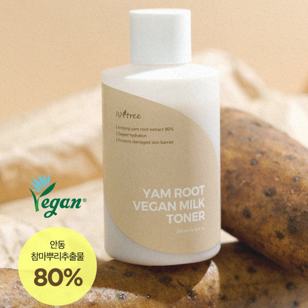 ISNTREE Yam Root Vegan Milk Toner 200ml available on Koolseoul.com, your Korean Eshop from Seoul !