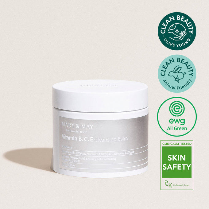 MARY & MAY Vitamin B, C, E Cleansing Balm 120g | Kool Seoul