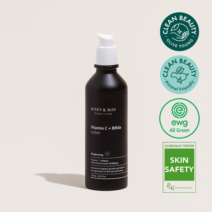 MARY & MAY Vitamin C + Bifida Lotion 120ml | Kool Seoul