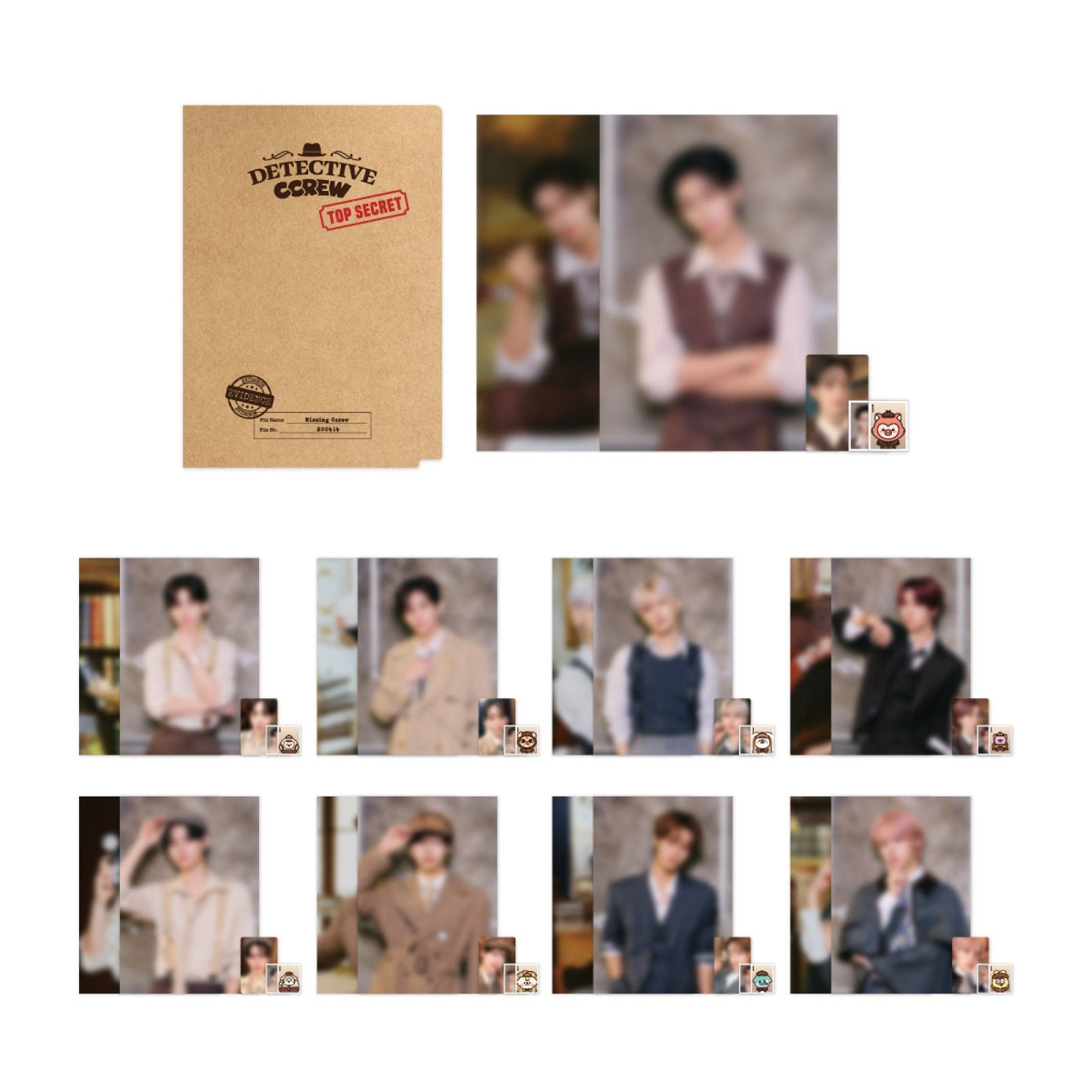 CRAVITY CRAVITY - Secret Document Set - Detective CCrew POP-UP MD