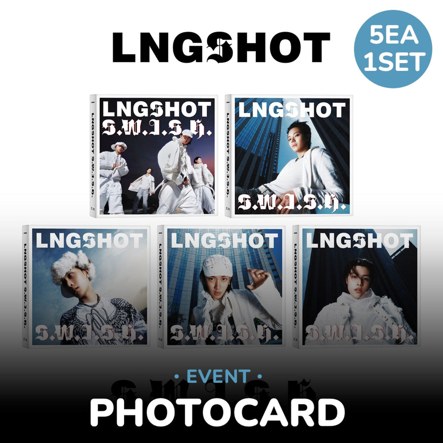 LNGSHOT - S.W.I.S.H. - Standard Ver. - EP (5-Album Set)