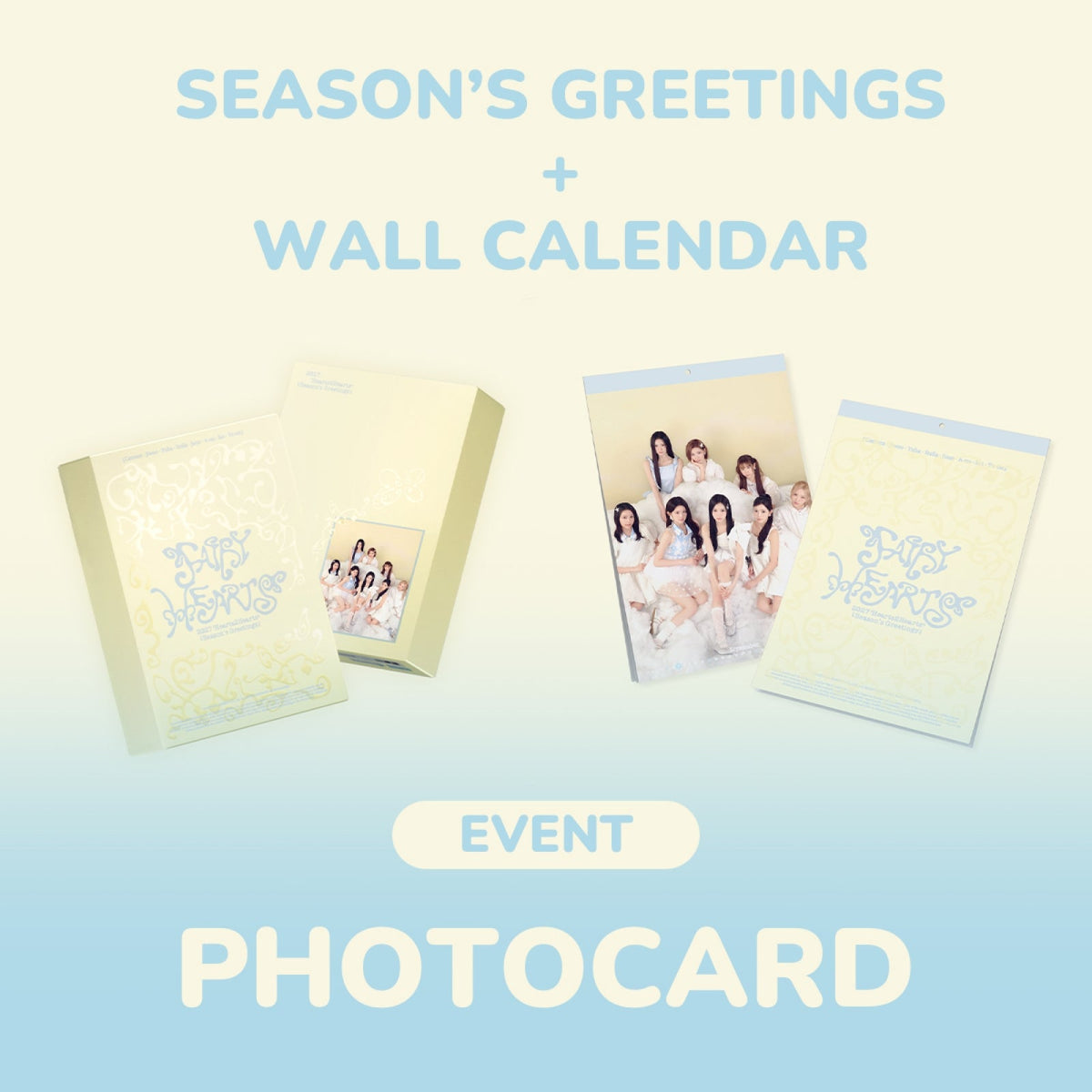 Hearts2Hearts Hearts2Hearts - 2027 Season's Greetings + Wall Calendar Set