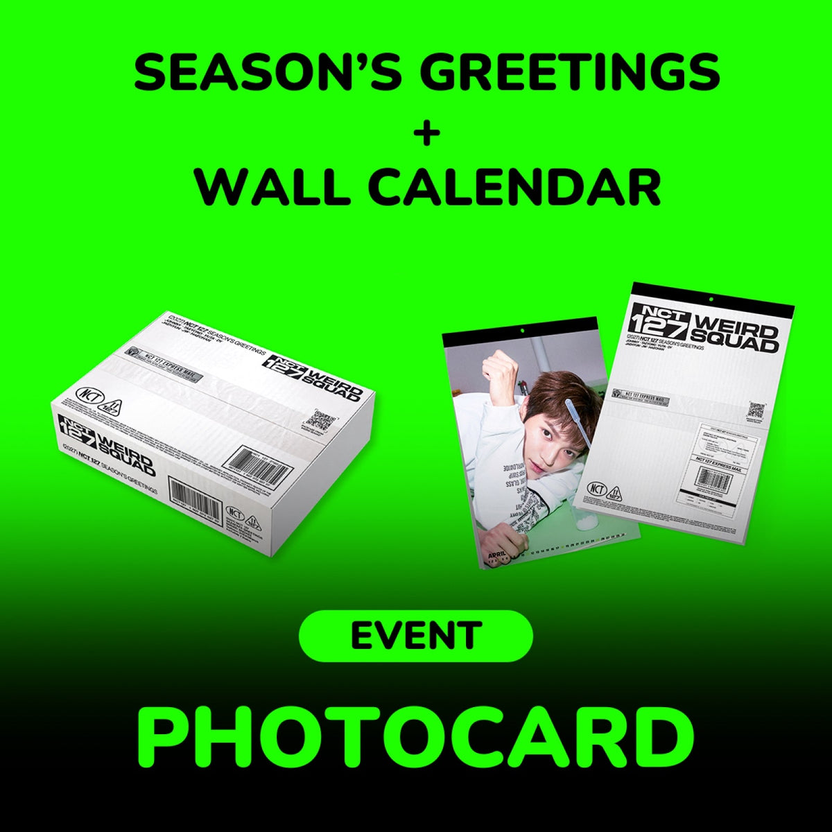 NCT 127 NCT 127 - 2027 Season's Greetings + Wall Calendar - Set