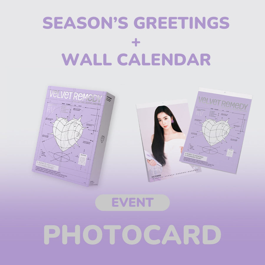Red Velvet - 2027 Season's Greetings + Wall Calendar - Set Event