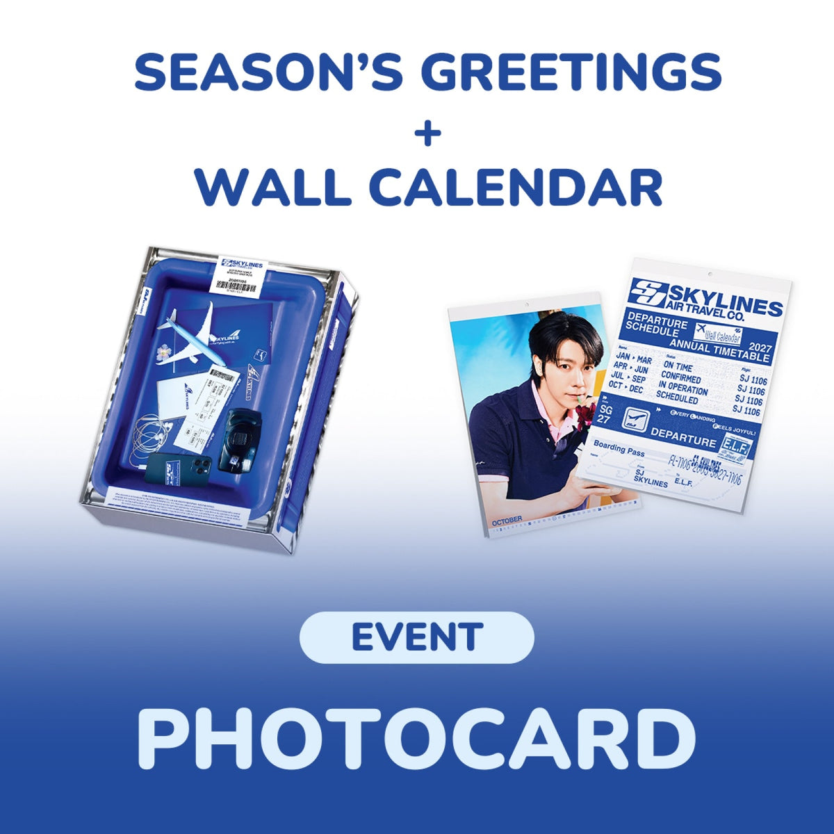 SUPER JUNIOR SUPER JUNIOR - 2027 Season's Greetings + Wall Calendar - Set