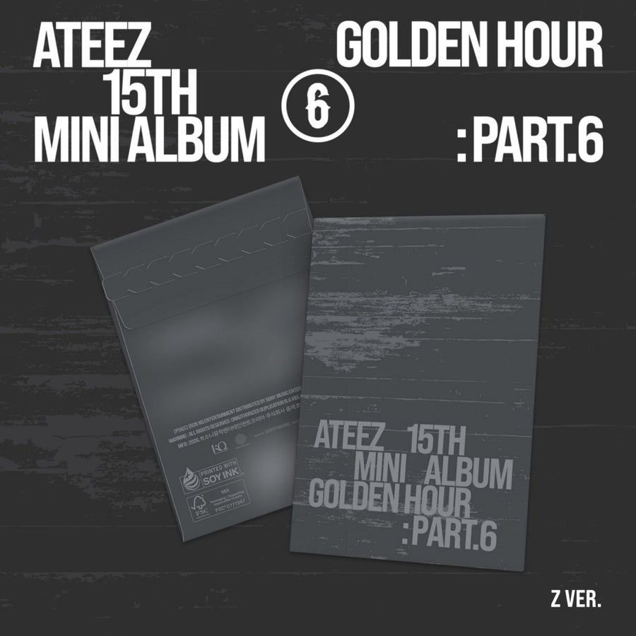 ATEEZ - GOLDEN HOUR : Part.6 - Z Ver. - ミニアルバム (POCAALBUM)