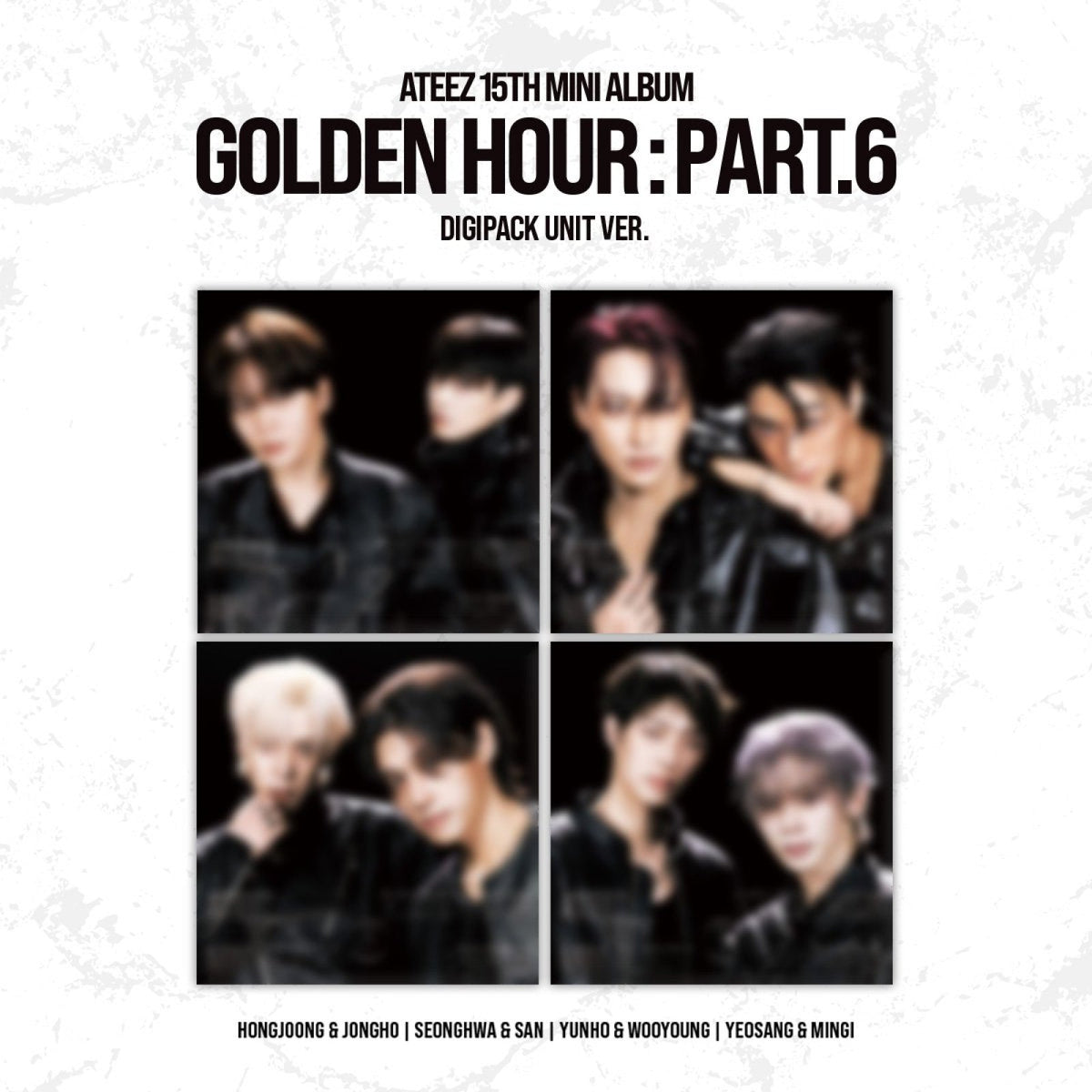 ATEEZ ATEEZ - GOLDEN HOUR : Part.6 - Digipack Unit Ver. - Mini Album (4-Album Set)