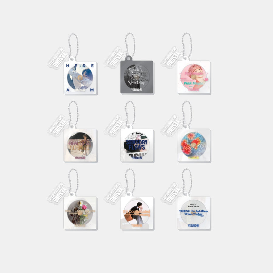 YESUNG - 08 Random Album Keyring - 2026 10th Anniversary Tour MD