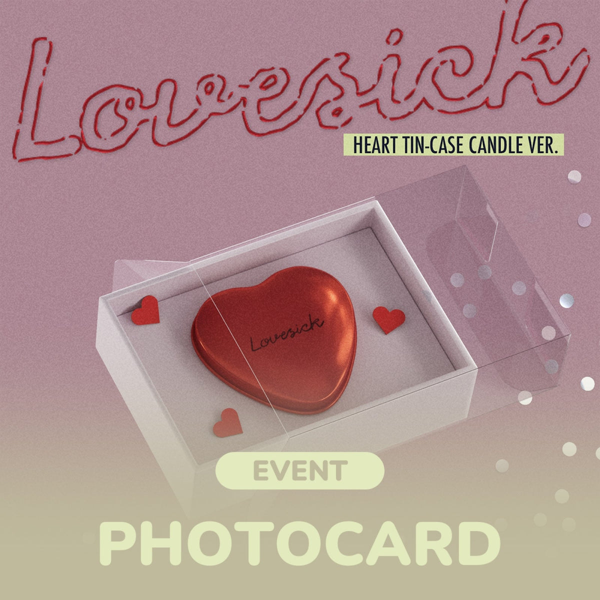Chaeryeong Chaeryeong - Lovesick - Heart Tin-Case Candle Ver.