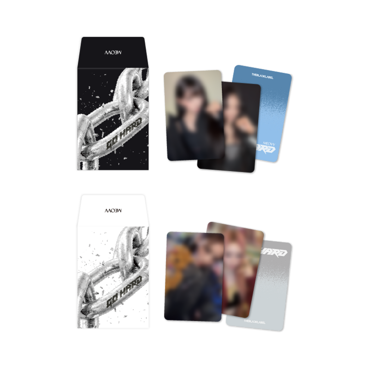 MEOVV MEOVV - GO HARD - Random Trading Photocard (Ver. A/B)