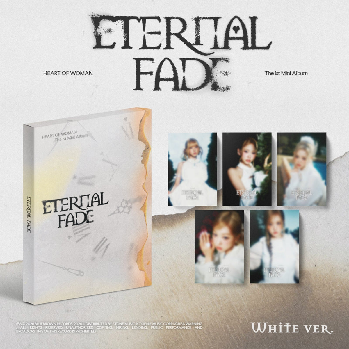 HEART OF WOMAN HEART OF WOMAN - ETERNAL FADE - Mini Album (White Ver.)